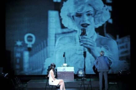Na fotografiji: Saša Pavček, Nina Ivanišin in Aljaž Jovanović Foto: Peter Uhan