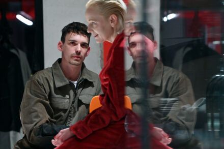 Nejc Cijan Garlatti and Polona Juh. Photo by Peter Uhan.