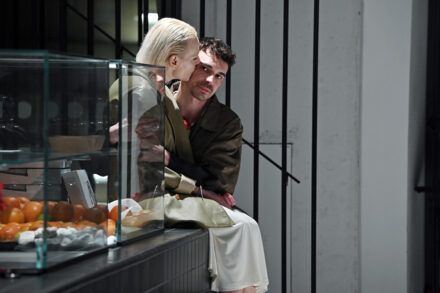 Polona Juh and Nejc Cijan Garlatti. Photo by Peter Uhan.