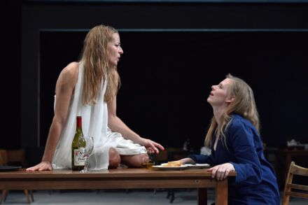 Maša Derganc and Maruša Majer. Photo by Peter Uhan.