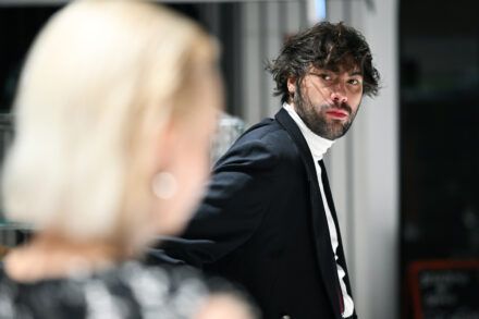 Polona Juh in Benjamin Krnetić Foto: Peter Uhan