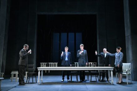 Jurij Zrnec, Timon Šturbej, Jure Henigman, Boris Mihalj in Nina Ivanišin Foto: Peter Uhan