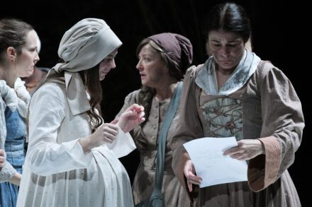 Iva Babić, Mina Švajger, Nataša Barbara Gračner in Pia Zemljič Foto: Peter Uhan