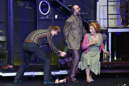 Jure Henigman, Uroš Fürst in Saša Pavček Foto: Peter Uhan