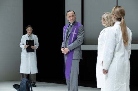 Tina Vrbnjak, Marko Mandić, Nataša Barbara Gračner and Saša Mihelčič. Photo by Peter Uhan.