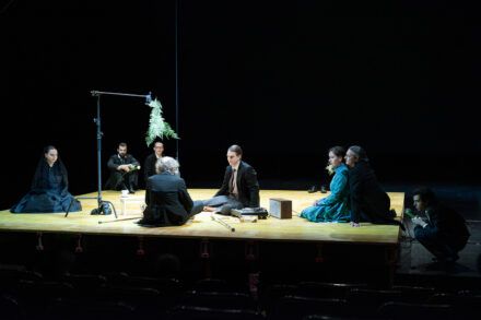 Mina Švajger, Domen Novak, Marko Mandić, Janez Škof, Jure Henigman, Tamara Avguštin, Gorazd Logar in Peter Podgoršek Foto: Peter Uhan