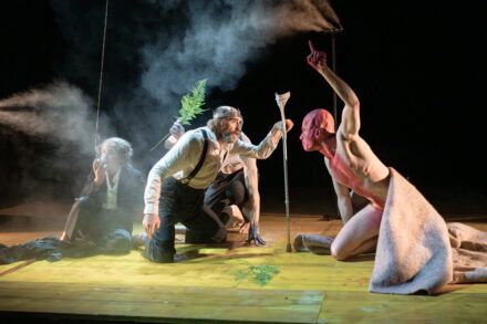 Ivana Percan Kodarin, Janez Škof in Timon Šturbej Foto: Peter Uhan